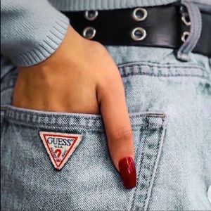 Vintage 90’s Guess Super High Rise Bleach Wash Mom Jeans 31 Modern 28